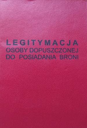 leg dopuszczenie posiadania broni